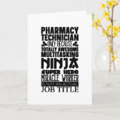 タスク数々の忍者ヒーローファーマリスト薬局技術 カード (黄色い花)