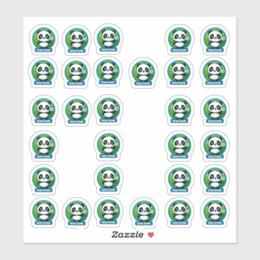 タスク相棒🐼 シール (シート)