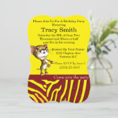 タステフルパーティーチェータ誕生日招待状7 招待状 (スタンド正面)