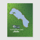 タストメナ湖の旅行地図 (正面)