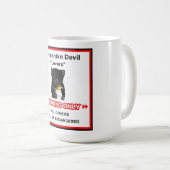 タスマニアの悪魔のマグ コーヒーマグカップ (正面右)