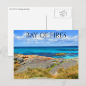 タスマニアの火炎湾 ポストカード (正面/裏面)