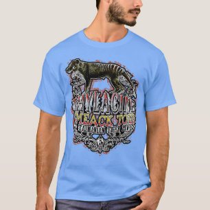 タスマニアの絶滅危惧種タイガー・フクロオオカミ Tシャツ