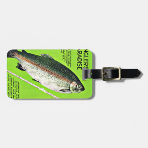 タスマニアオーストラリアの釣り人の楽園の魚釣り ラゲッジタグ