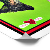 タスマニアオーストラリアアングラーズパラダイス魚釣り ポスター (角)