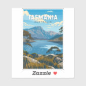 タスマニアオーストラリア旅行アートヴィンテージ シール (シート)