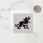 タスマニアクールの悪魔 – 有袋類 – 野生生物 – 自然 ノートカード (正面/裏面インサイチュ)