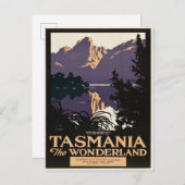 タスマニアザワンダーランドヴィンテージトラベル ポストカード (正面/裏面)