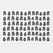 タスマニアデビルズラッピング紙シート ラッピングペーパーシート (正面3)