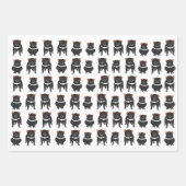 タスマニアデビルズラッピング紙シート ラッピングペーパーシート (正面)