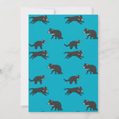 タスマニアデビルハッピーバースデー 招待状 (裏面)