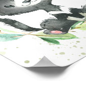 タスマニアデビルユーカリプトゥスグリーンリーキッズウォールアート ポスター (角)