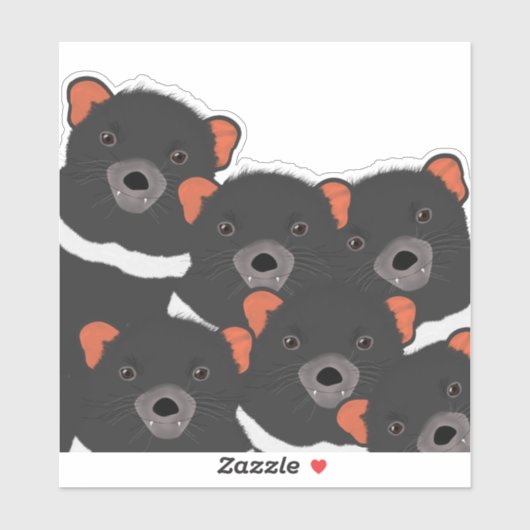 タスマニアデビル シール (シート)