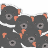 タスマニアデビル シール (正面)