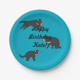 タスマニアデビル ペーパープレート