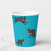 タスマニアデビル 紙コップ (正面)