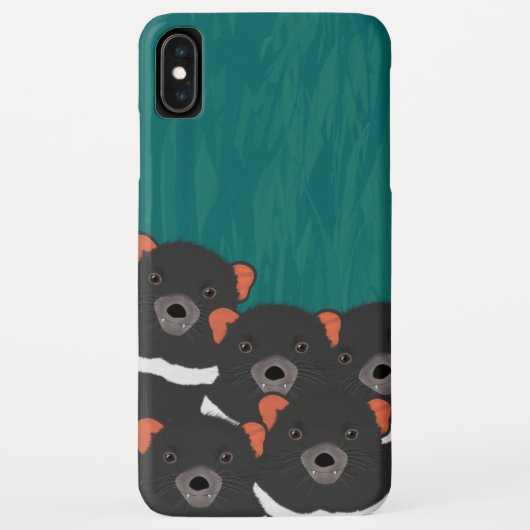タスマニアデビル Case-Mate iPhoneケース (裏面)