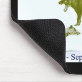 タスマニアトラのフクロオオカミのマウスパッド マウスパッド (コーナー)