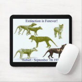 タスマニアトラのフクロオオカミのマウスパッド マウスパッド (マウス)