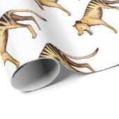 タスマニアトラ、フクロオオカミ ラッピングペーパー (ロールコーナー)