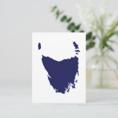 タスマニアマップ ポストカード (スタンド正面)