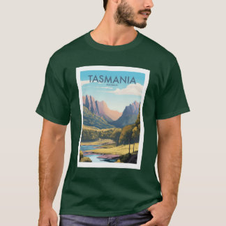タスマニアレイヴル アート ギフト Tシャツ