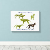 タスマニアンタイガーフタシネキャンバスプリント キャンバスプリント (インサイチュ (ウッドフロア))