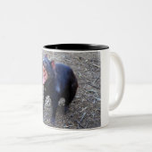 タスマニアンデビルのマグ ツートーンマグカップ (正面右)