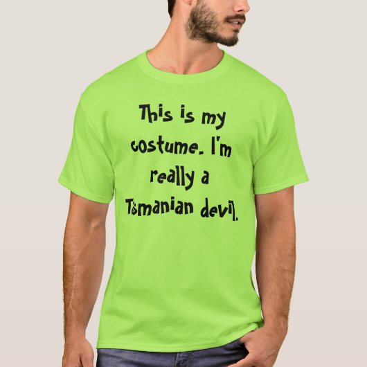 タスマニアンデビルの衣裳 Tシャツ (正面)