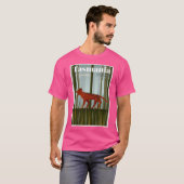 タスマニアヴィンテージ旅行と観光広告のPr Tシャツ (正面フル)