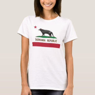 タスマニア共和国タスマニア国旗 Tシャツ