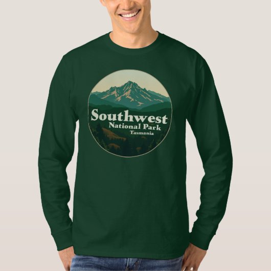タスマニア南西部国家公園 Tシャツ (正面)