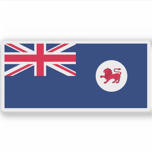 タスマニア国旗 シール (正面)