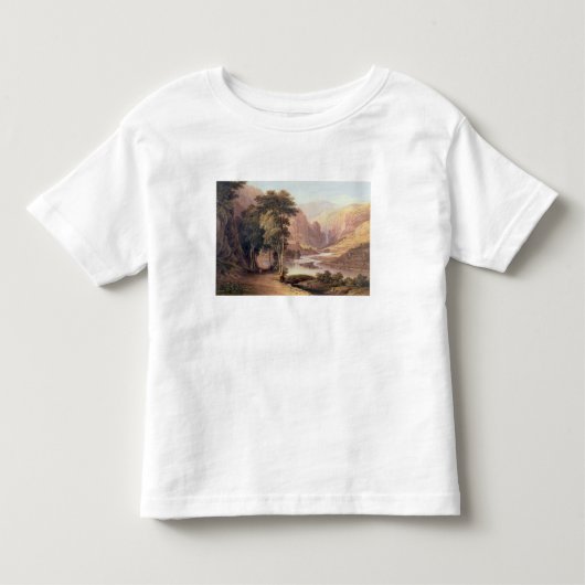 タスマニア峡谷(w/c) トドラーTシャツ (正面)