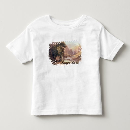 タスマニア峡谷(w/c) トドラーTシャツ (正面)