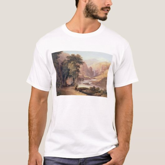 タスマニア峡谷(w/c) tシャツ (正面)