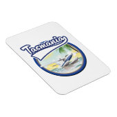 タスマニア旅行のロゴ マグネット (右側)