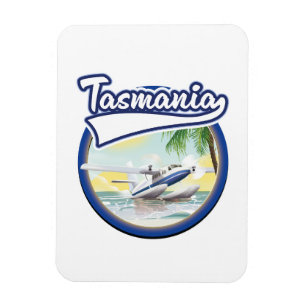 タスマニア旅行のロゴ マグネット