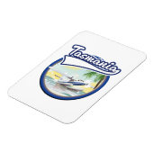 タスマニア旅行のロゴ マグネット (左側)