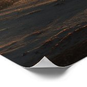 タスマニア東海岸の火災湾2 ポスター (角)