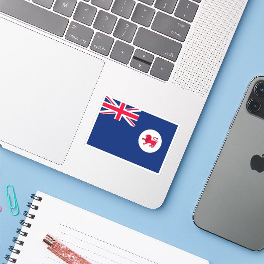 タスマニア シール (ノートパソコンとiPhone)