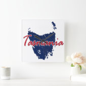 タスマニア スクエア壁時計 (ホーム)