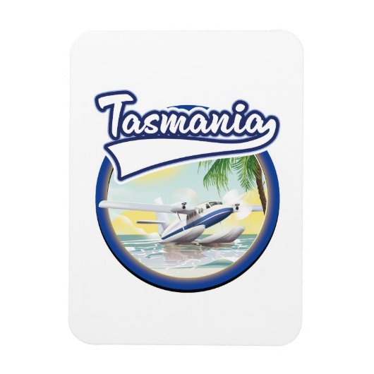 タスマニア 旅行 ロゴ マグネット (縦)