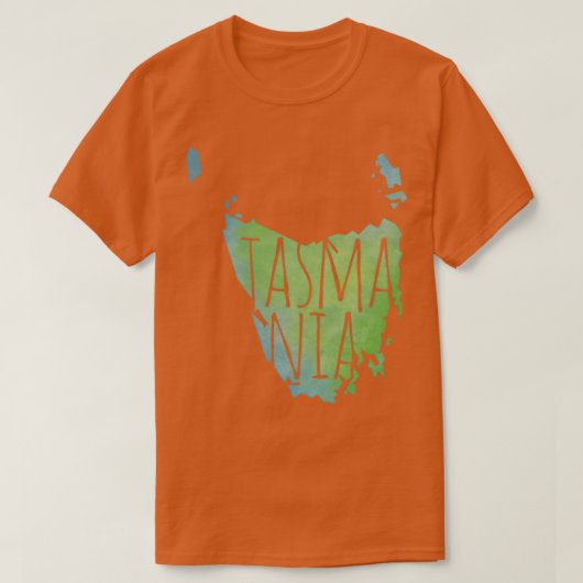 タスマニア Tシャツ (デザイン正面)