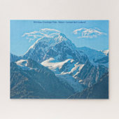 タスマンニュージーランド山からの誕生日の挨拶 ジグソーパズル (横)