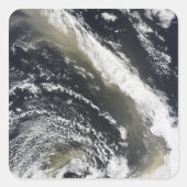 タスマン吹海上空の塵の嵐 スクエアシール (正面)