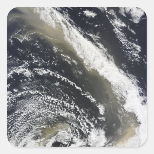 タスマン吹海上空の塵の嵐 スクエアシール (正面)