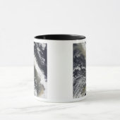 タスマン吹海上空の塵の嵐 マグカップ (中央)