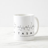 タスミンペプチド名mug コーヒーマグカップ (正面右)