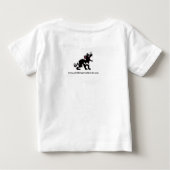 タス救マニア悪魔 – 絶滅危惧動物グラフィック ベビーTシャツ (裏面)